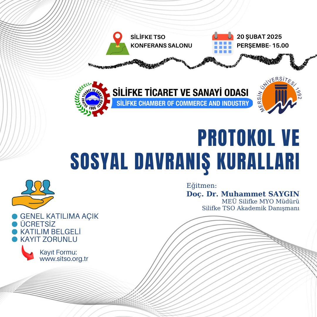 Protokol ve Sosyal Davranış Kuralları Eğitimi